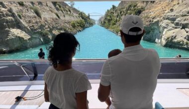 Rafa Nadal comparte en redes sociales la primera fotografía junto a sus dos hijos y Mery Perelló