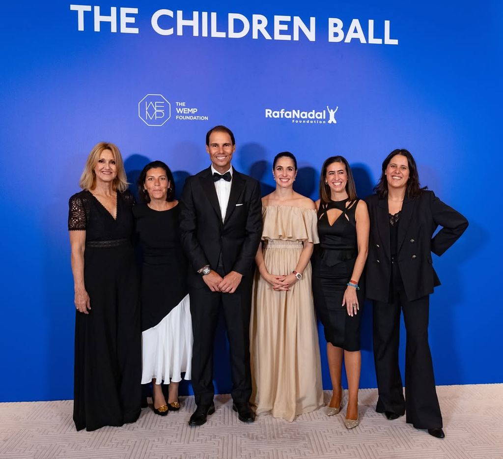 Rafa Nadal y Mery Perelló, en gala benéfica en Hong Kong