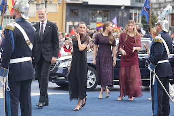 El Rey Felipe, la Reina