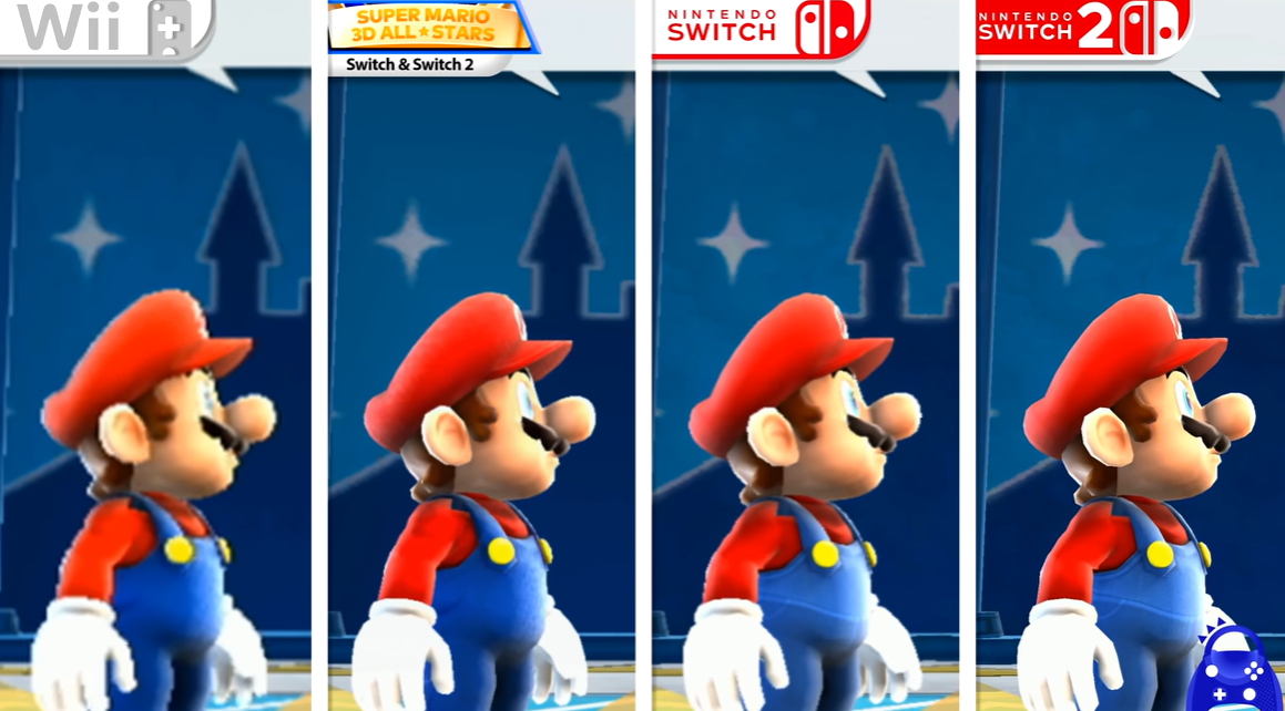 Comparativa en vídeo de Super Mario Galaxy + Super Mario Galaxy 2 entre Wii, Nintendo Switch y Nintendo Switch 2