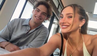 Mathilde Pinault, hijastra de Salma Hayek, felicita a su hermano Augustin por cumpleaños 19