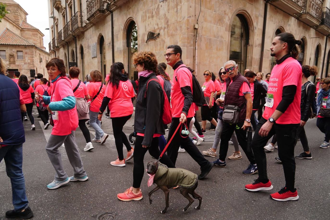 Salamanca 'se tiñe' de rosa por el cáncer