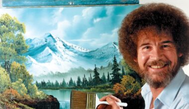 30 pinturas de Bob Ross salen a subasta para financiar la TV pública de EEUU