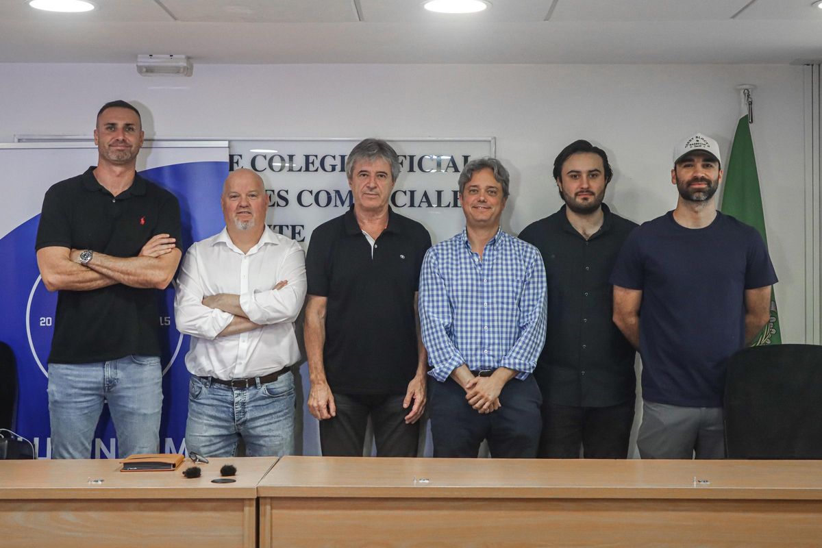 Patronos de la Fundación Lucentum, este jueves durante la presentación del proyecto de la "Ciudad del Baloncesto"