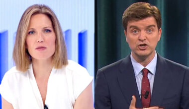 La reacción de Silvia Intxaurrondo, con recado a Broncano, ante la alusión que ha hecho Marc Giró de ella