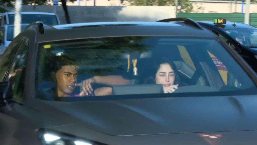 Nicki Nicole lleva a Lamine Yamal al entrenamiento