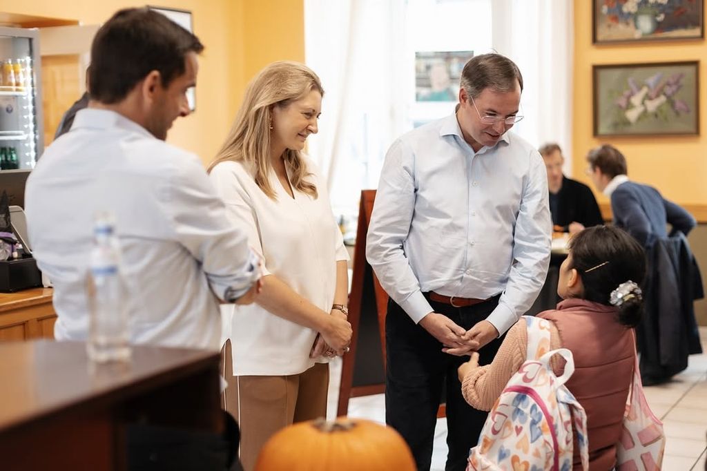 El Gran Duque de Luxemburgo y María Teresa de Luxemburgo