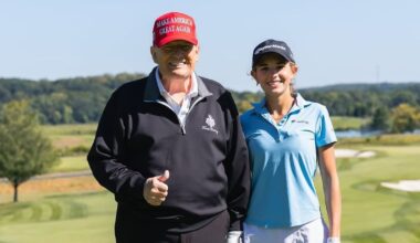 Kai Trump, la nieta favorita del presidente estadounidense, de apoyarle en las campañas a jugar juntos al golf