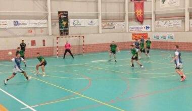 Imagen del encuentro del BM Caja Rural Zamora en su partido ante el BM Camargo.