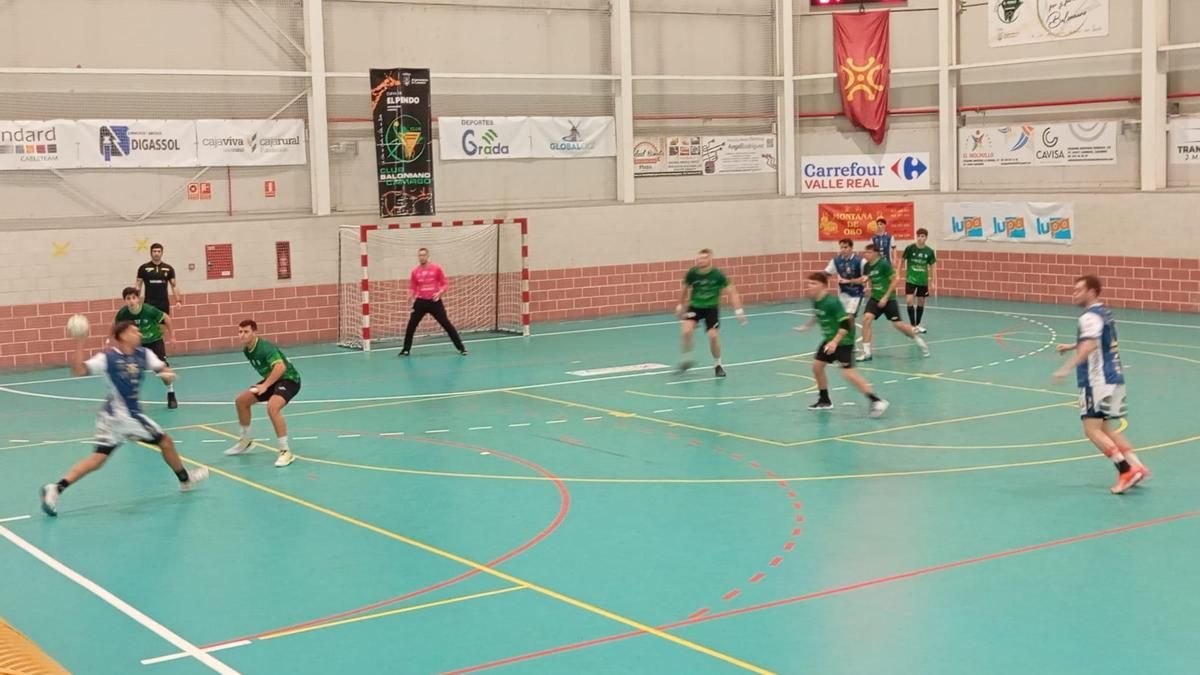 Imagen del encuentro del BM Caja Rural Zamora en su partido ante el BM Camargo.