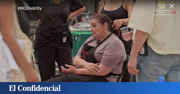 Charo Reina, descalificada de la repesca, tras un gran susto en 'MasterChef Celebrity'