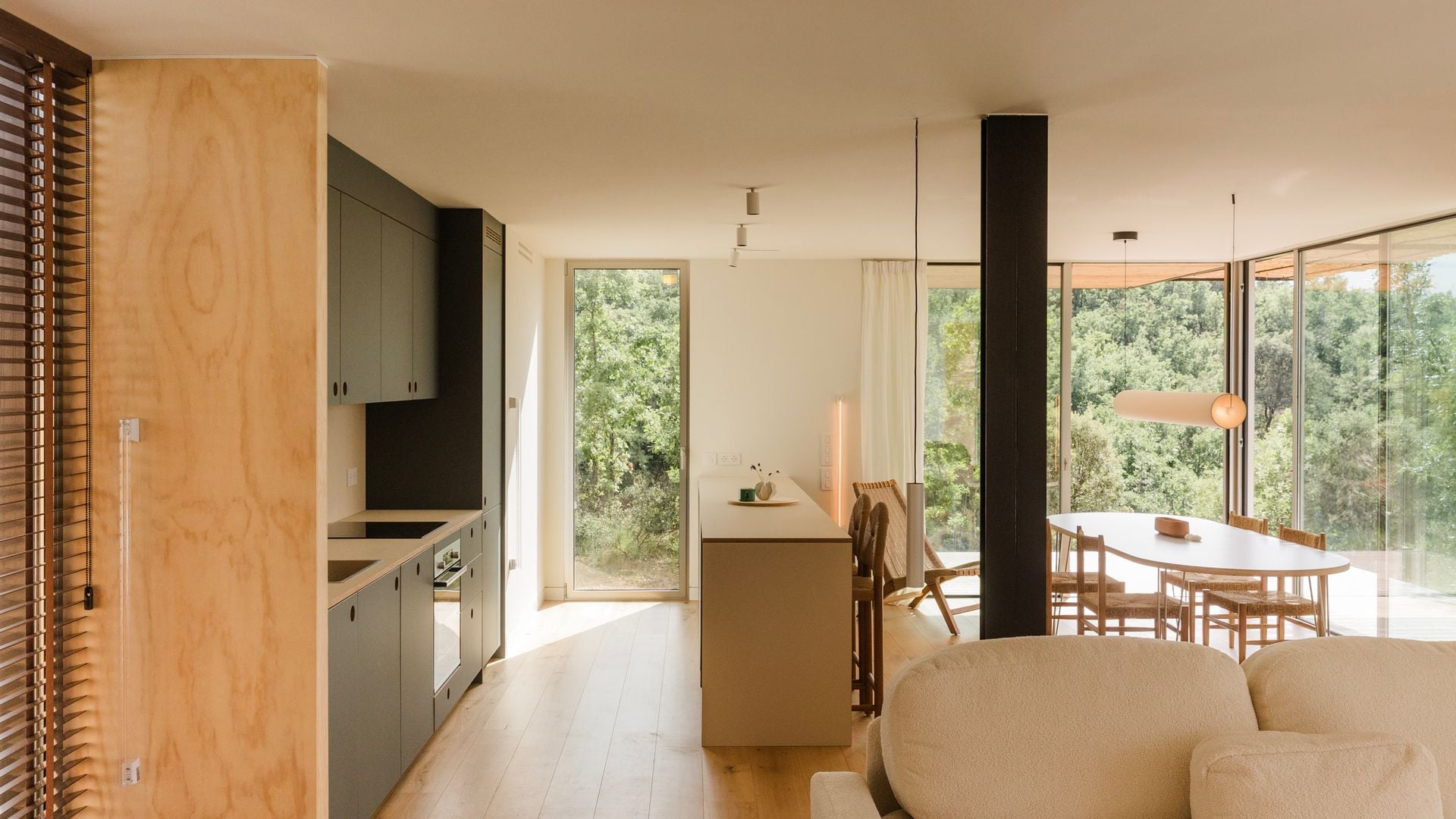 Salón, cocina y comedor