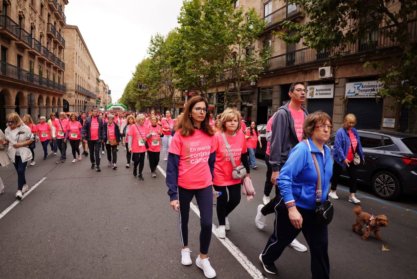 Salamanca 'se tiñe' de rosa por el cáncer
