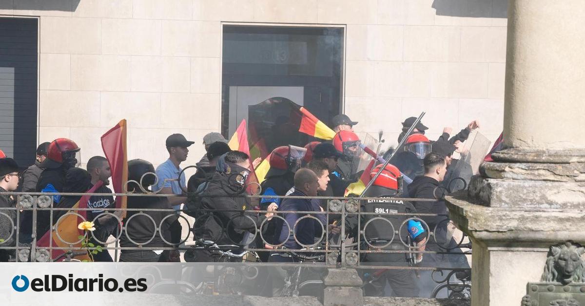 Lluvia de críticas a la Ertzaintza por la planificación del operativo de seguridad en la visita de Falange Española a Vitoria