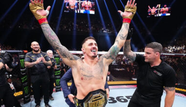 a qué hora es el Tom Aspinall vs Ciryl Gane en España, cartelera y resto de combates