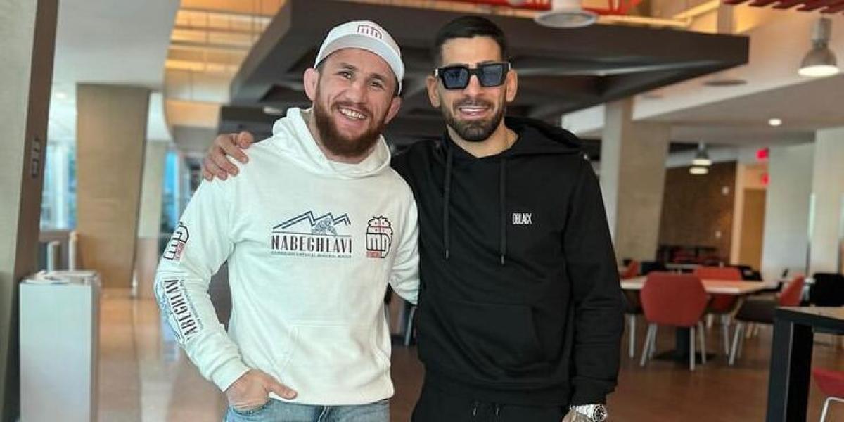 Ilia Topuria quiere el segundo cinturón para su amigo Merab Dvalishvili