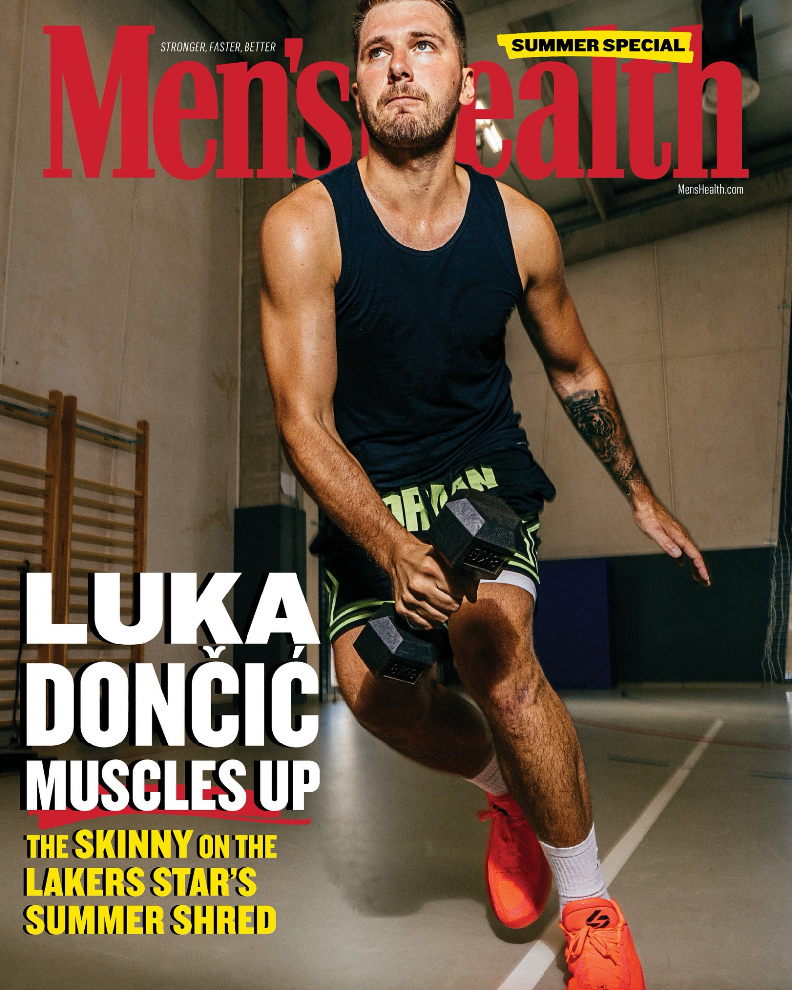 Portada de Luka Doncic para Men's Health