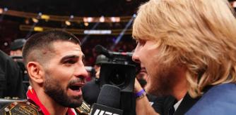 Careo entre Ilia Topuria y Paddy Pimblett en UFC 317