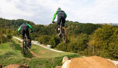 Trasladado un ciclista de 23 años en Igantzi tras sufrir un accidente