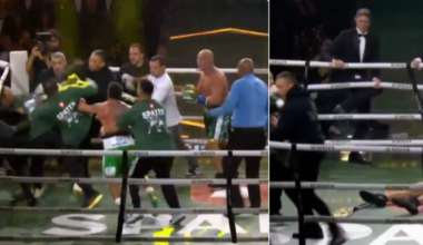 Evento de boxeo en Brasil termina en batalla campal; exestrella de la UFC queda inconsciente tras ser noqueado en el ring por alguien ajeno a la pelea