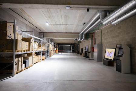 El New Art Centre dispone de 1.500 metros cuadrados de almacén visitable
