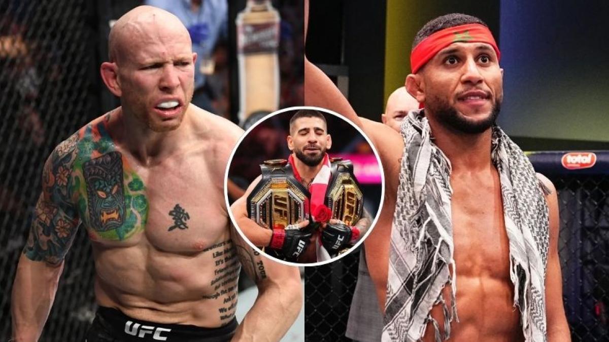 Josh Emmett y Youssef Zalal, dos de los más importantes rivales de Ilia Topuria, chocarán en UFC 320