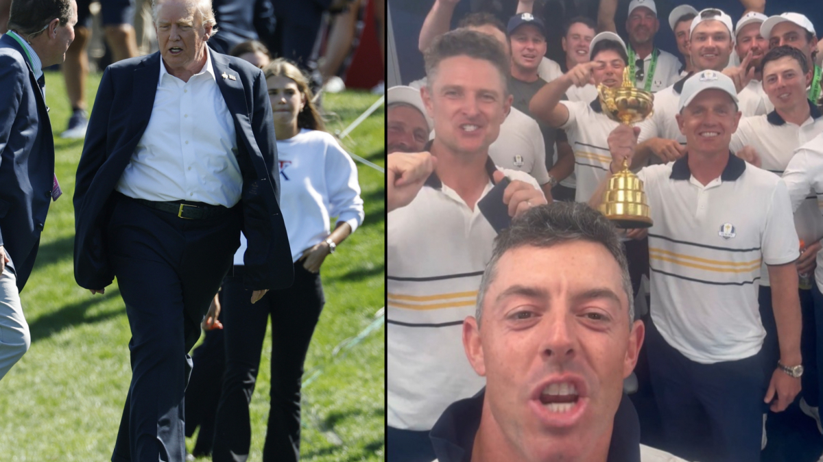 Donald Trump responde a la dedicatoria que le dirigió el equipo europeo tras ganar la Ryder