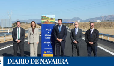 El Ministro Puente adelanta novedades sobre las obras pendientes de la Autovía a Jaca (A-21)
