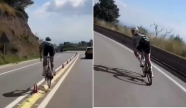 saltos de un carril a otro en sentido contrario