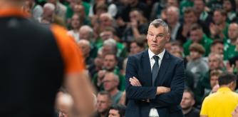 Jasikevicius durante el partido de Euroliga ante el Zalgiris