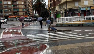 Aemet señala las dos zonas en las que lloverá este lunes en la Comunidad Valenciana
