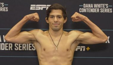 Adrián Luna Martinetti dio el peso y peleará ante Mark Vologdin por un contrato en la UFC