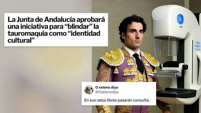 La Junta de Andalucía aprobará una iniciativa para "blindar" la tauromaquia: "Espero que los toreros sepan hacer mamografías o estamos jodidos"