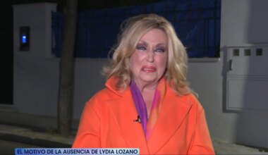 Pillan a Lydia Lozano llorando en plena calle tras un "duro" nuevo ingreso de su marido