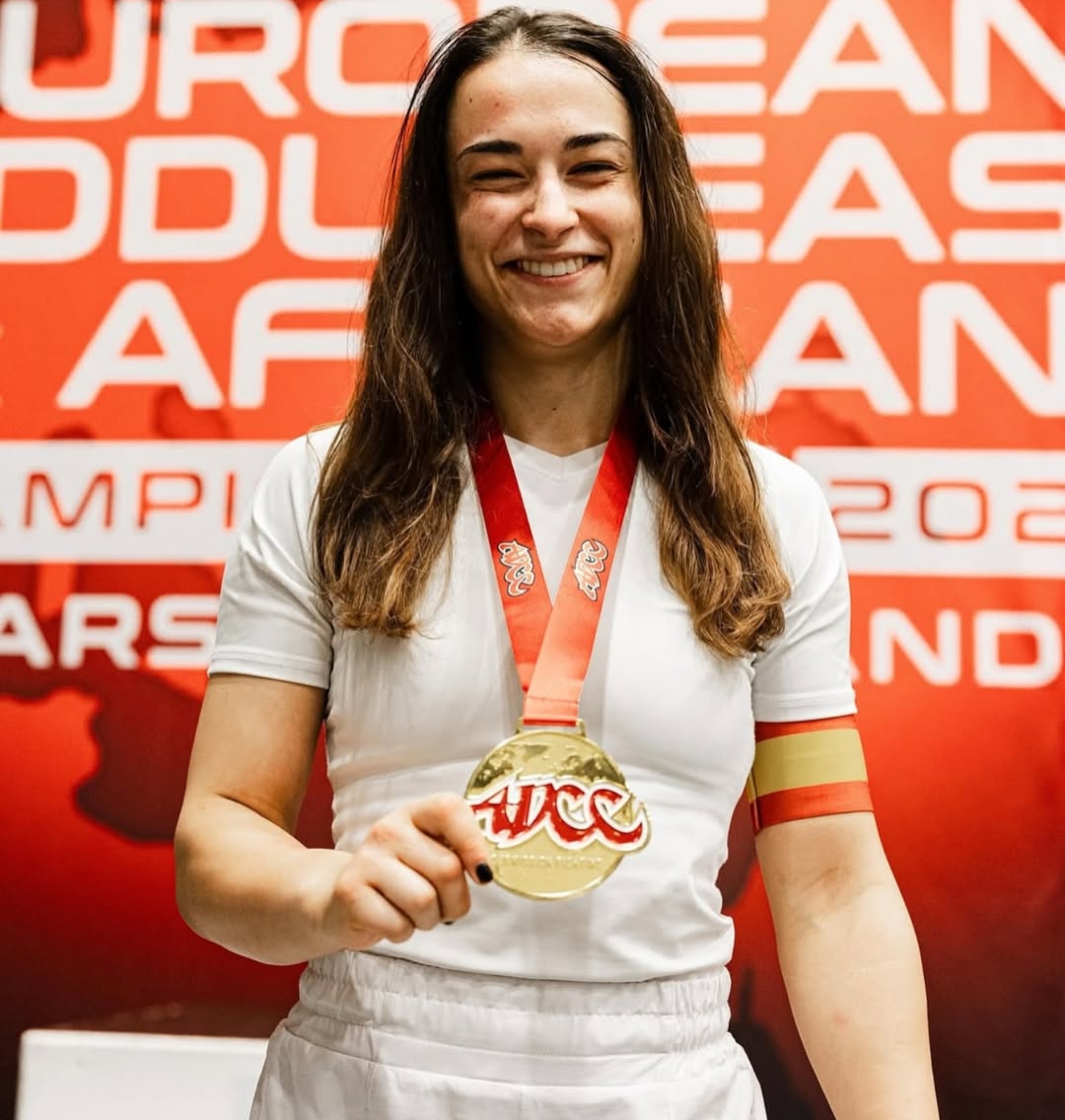 Ana MAyordomo, tras ganar el oro en ADCC.