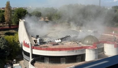 Derrumbe de la cúpula del cine IMAX de Madrid durante las obras de remodelación