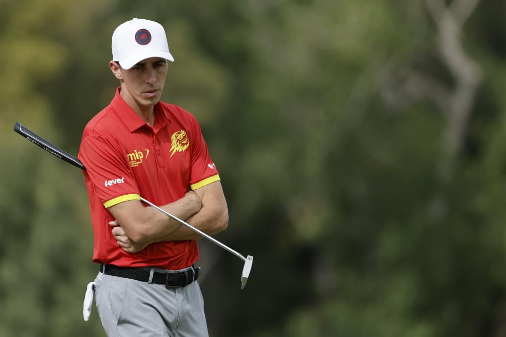 David Puig (23) en la  última jornada del Open de España