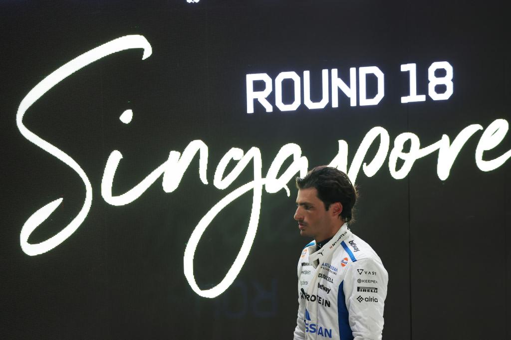 Sainz, en Singapur.