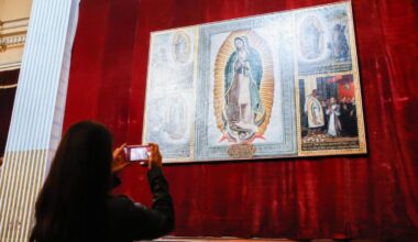 Cuadro en la iglesia del convento de las concepcionistas de Ágreda.