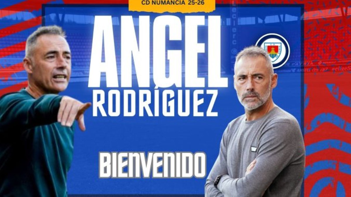Ángel Rodríguez es el nuevo entrenador del Numancia hasta que acabe la temporada.