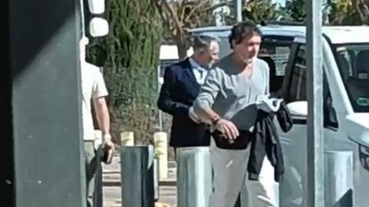 el video de su llegada a Villanubla