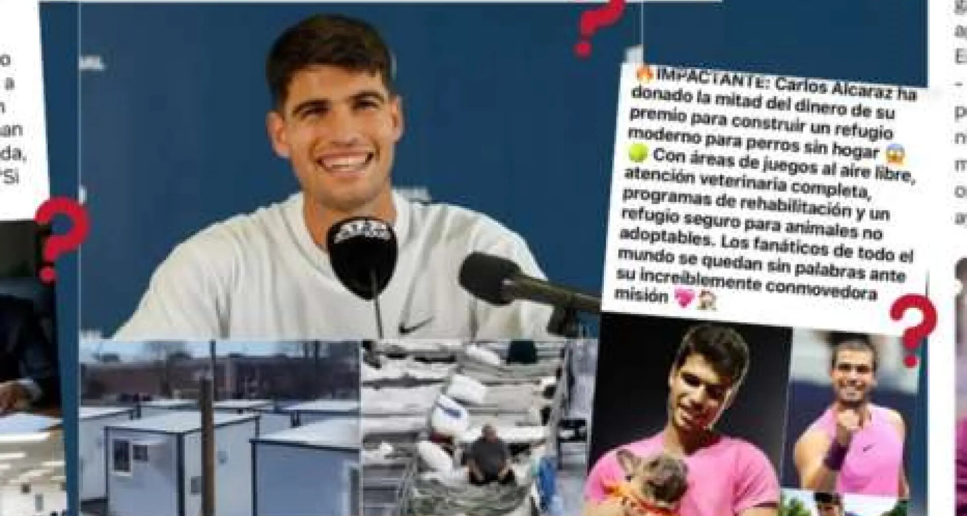 Las supuestas donaciones de Carlos Alcaraz a distintas causas benéficas de las que no hay rastro