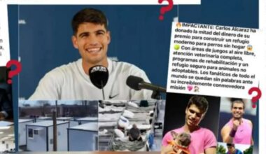 Las supuestas donaciones de Carlos Alcaraz a distintas causas benéficas de las que no hay rastro