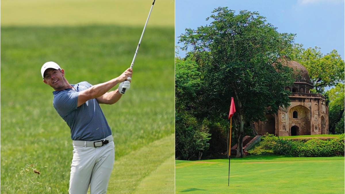 El 'explorador' Rory McIlroy debuta en el campo construido entre monumentos del Imperio Mogol