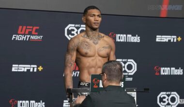 ¿Cuántas libras tiene que bajar Michael Morales para su pelea contra Sean Brady en la UFC?