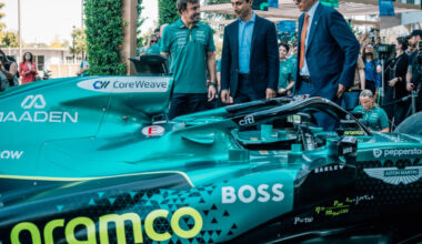 La decoración especial del Aston Martin de Alonso... con homenaje a la ciencia