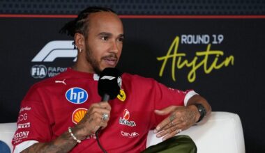 Hamilton: "¿Horner en Ferrari? Estas cosas no ayudan para nada, solo es una distracción más"
