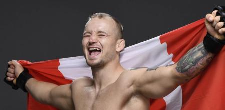 Jesse Ronson, durante un Media Day de la UFC