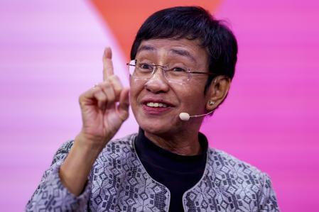 Maria Ressa, premio Nobel de la Paz, es una de las voces que han venido con la delegación filipina a la Feria del Libro de Frankfurt