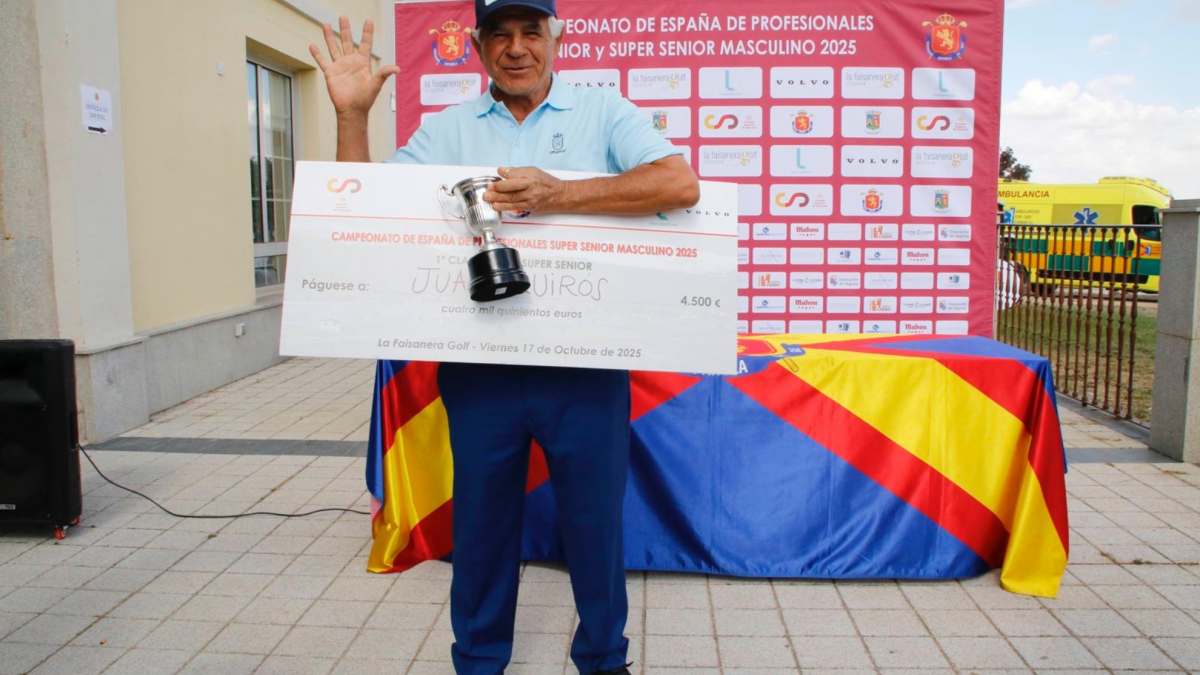 Juan Quirós, campeón de España Súper Senior por quinta vez consecutiva
